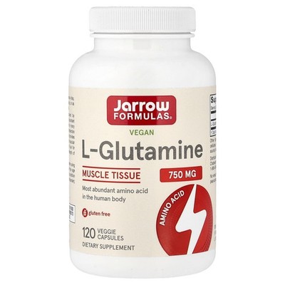 Vegan L-Glutamine, 750 mg, 120 Veggie Capsules