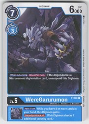 WereGarurumon P-008 Promo