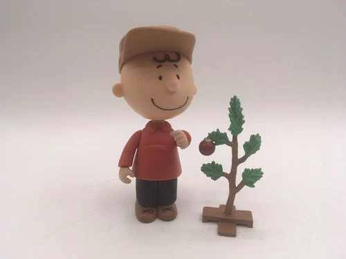 Peanuts A Charlie Brown Christmas Charlie Brown with Cap And Pathetic Treee 2003