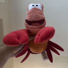 The Little Mermaid Movie Character "Sebastian" Crab Plush Disney/Just Play