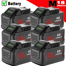 18V For Milwaukee For M18 Lithium 48-11-1840 Extended Capacity Battery 12ah 8ah