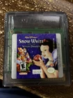 Snow White And The Seven Dwarfs Game For Gameboy Color TESTED