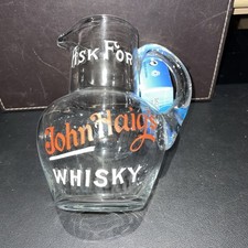RARE Vintage John Haig's Whisky glass noggin /Jug. ask for john haig whisky RARE
