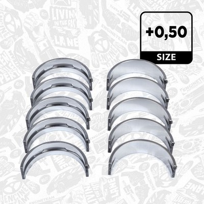 Crankshaft Bearing Set VW SEAT SKODA 1,4 1,6 AUA BAD BAG BBY BLF BLP CAVG CAXA