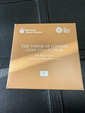 2020 Royal Mint Tower Of London The White Tower £5 Silver Proof Coin - 28.28g