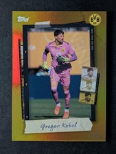 2025-26 Topps Focus Borussia Dortmund GREGOR KOBEL 26/50 Gold Rainbow Foil#SN-GK