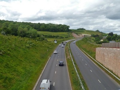 Foto 6x4 Kingkerswell Bypass [3] Aller\/SX8768 The South Devon Link Road c2019