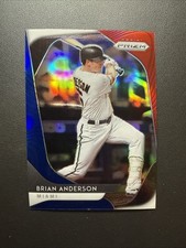 2020 Panini Prizm Red, White & Blue PRIZM Brian Anderson #226 Miami Marlins