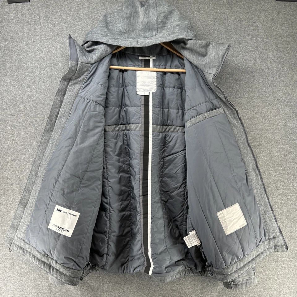 Chaqueta de esquí Helly Hansen Warmcore Ambassador para hombre XXL gris y rojo Aspen masa de nieve Foto 4 de 4