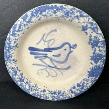 American Girl Doll Kirsten Older Pleasant Co Birthday Rowe Pottery Bird Plate