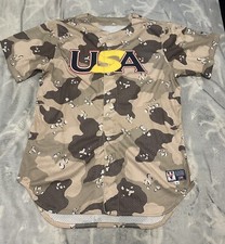 Victory USA National Team Camo Baseball Jersey Size 50