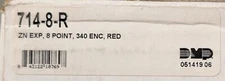 DMP 714-8-R ZN Exp 8 Port 340 Enc Red - SAME DAY SHIPPING
