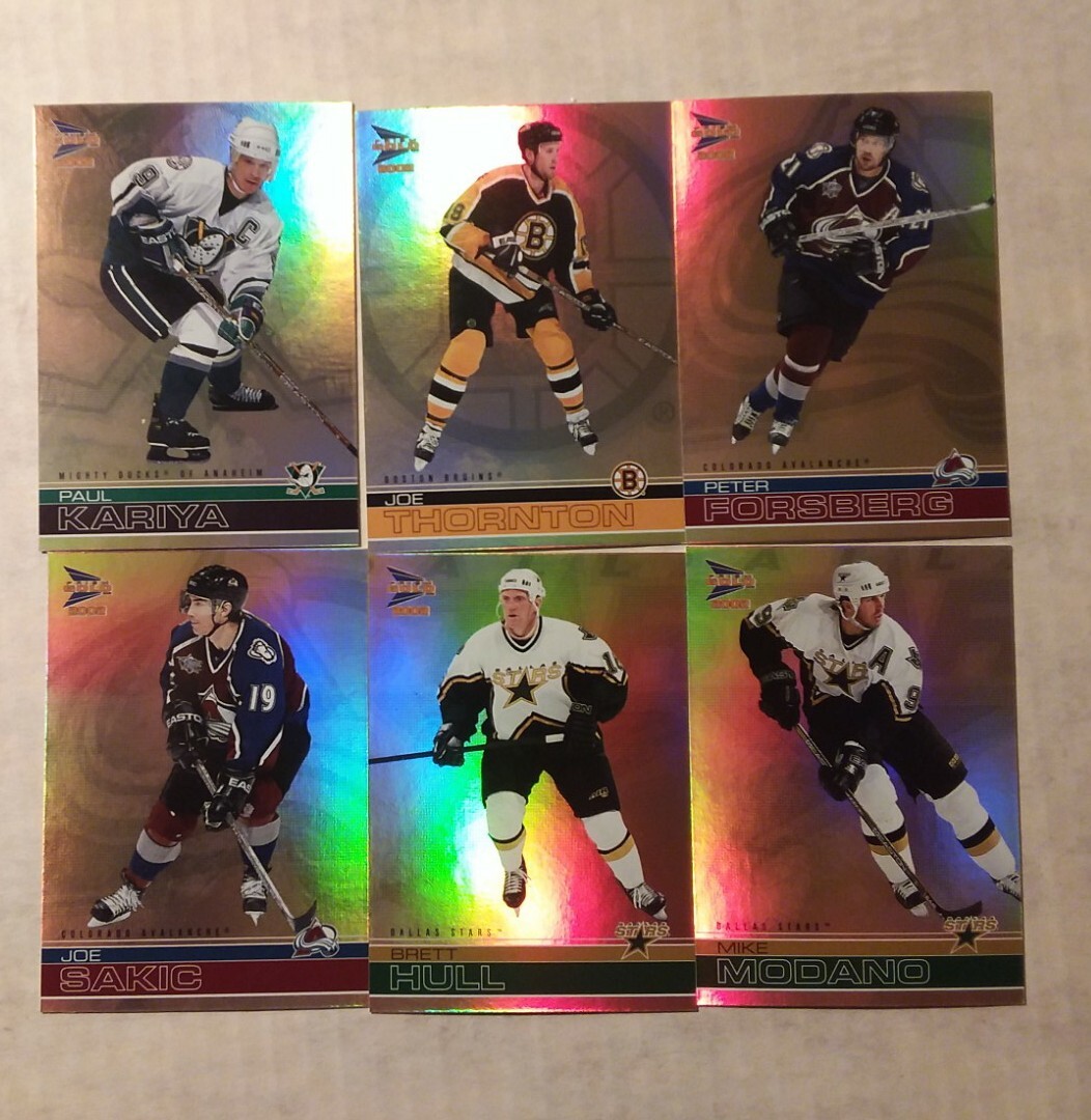 2001-02 McDonalds Pacific Prism GOLD NHL Hockey Cards**Pick From List**
