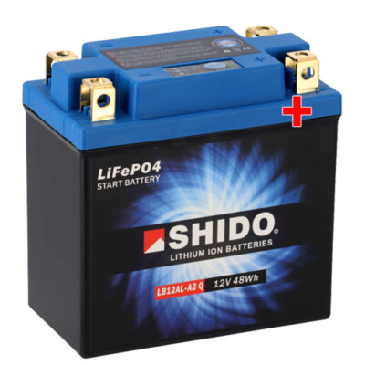 Batterie für BMW F 650 GS Dakar ABS E650G 2006 Shido Lithium YB12AL-A2