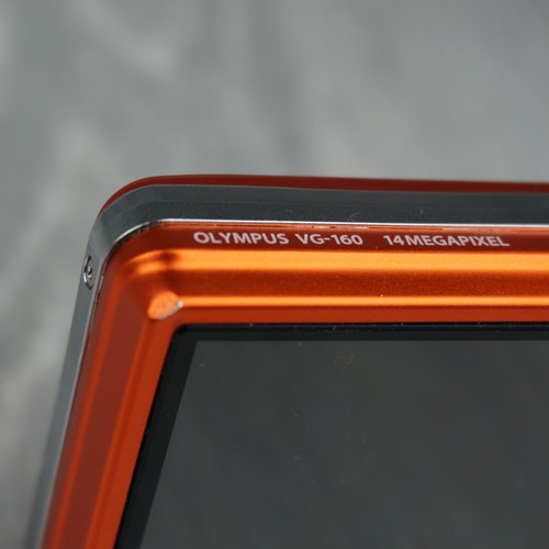 Olympus VG-160 14.0MP 5x Digital Zoom Digital Camera Orange Tested Photography - Picture 9 of 18