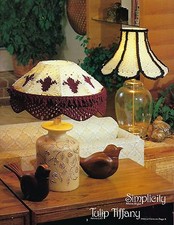 Vintage Macrame Lamp Patterns in Fibers 'N' Frames 913 Craft Book Instructions