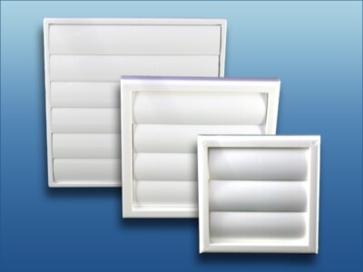 Lüftungsgitter Außen – Weiße PVC-Lüftungshaube Für Rohre 80–160 Mm, UV- & Feuerdämmend