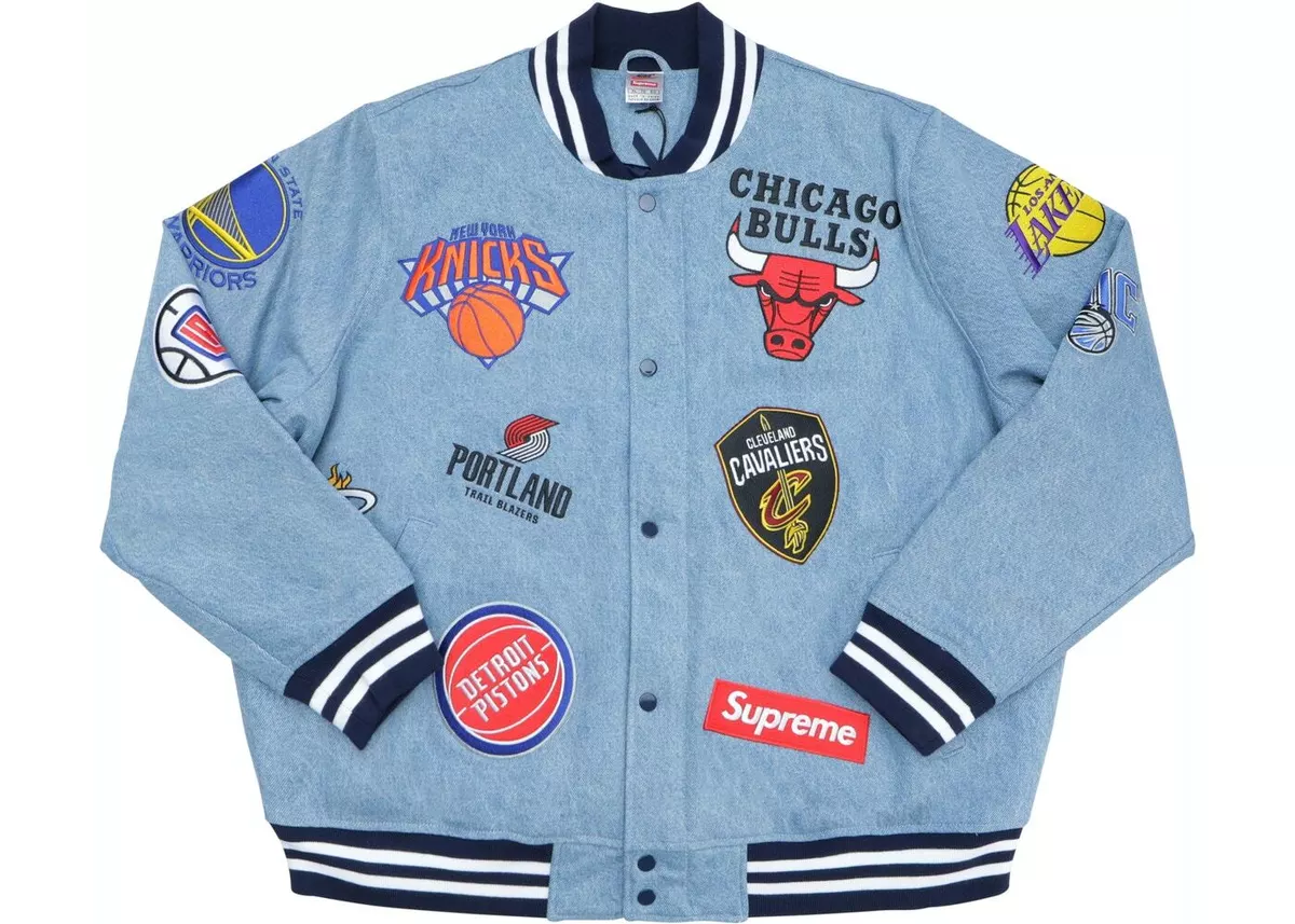 Supreme Nike NBA Teams Warm-Up Jacket Denim BOGO - NEW - IN HAND - FREE  SHIPPING