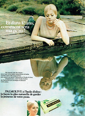 Werbung Advertising 1024 1973 Palmolivenseife mit Olivenöl und in 10