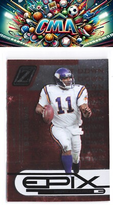 2005 Donruss Zenith #E-16 Daunte Culpepper Epix Orange 1st Down #/1000