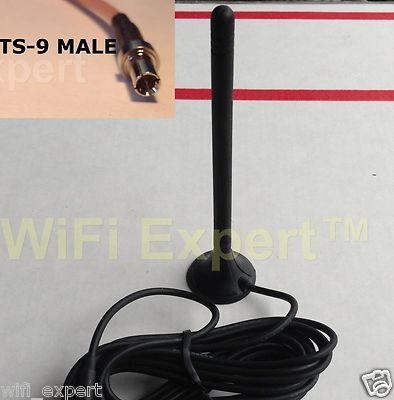 High Gain 3dbi 4 inch GPRS GSM 3G UMTS TS9 Antenna for USB Modem Ships from USA
