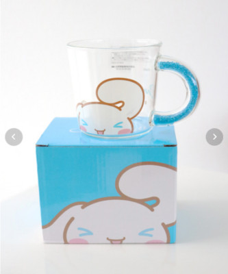 Sanrio Characters Cinnamoroll Blue Glass Mug 390ml 2025 Summer JP LTD Original