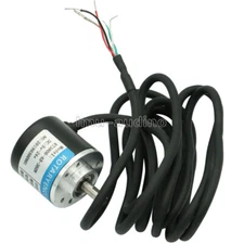 360P/R AB Phase Pulse Encoder Incremental Rotary Encoder 6mm Shaft w/ Coupling