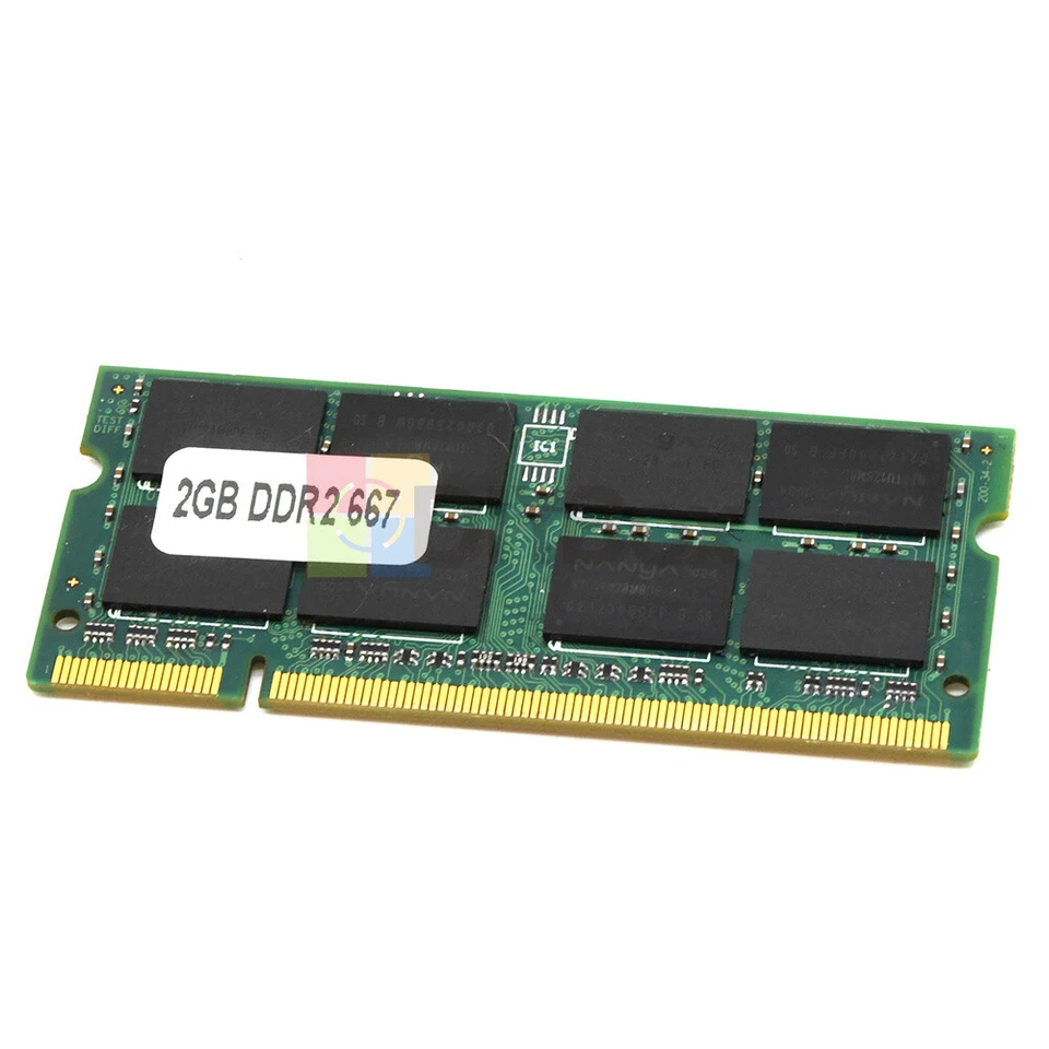 2GB DDR2 SODIMM PC5300 667MHz SDRAM DDR2 2GB 200Pin LAPTOP RAM PC2-5300 - Image 3 of 4