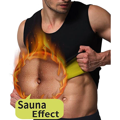 Waist Tummy Shaper Men Sweat Sauna Body Shaper Vest Waist Trainer