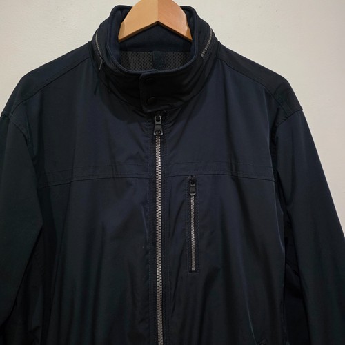 Gazman Jacket Mens 2XL Navy Blue Tuckaway Hood Full Zip Pockets - Picture 4 of 5