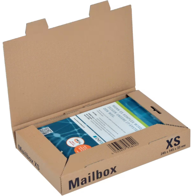 ColomPac Postal Box Extra Small Mail Brown 250 x 158 x 39mm Pack of 15 CP098.01