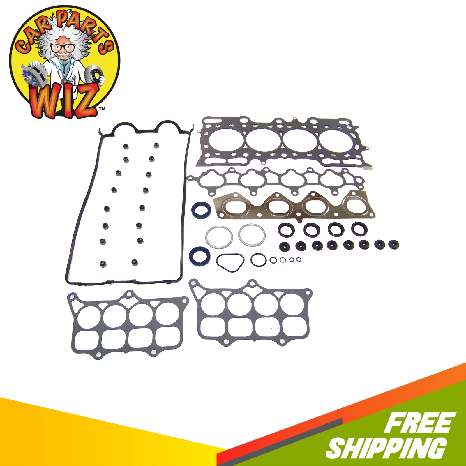 Head Gasket Set Timing Belt Kit Fits 9701 Honda Prelude 2.2L DOHC 16v