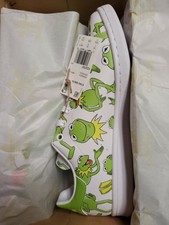 Size 10.5 - adidas Stan Smith x The Muppets Kermit The Frog Allover Print  2021 for sale online | eBay