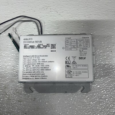  eldoLED ECOdrive 561/B Constant Current Programmable LED Driver - 50W, 700MA