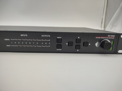 Extron IN1608 Eight Input Scaling Presentation Switcher with DTP Output - Picture 3 of 13