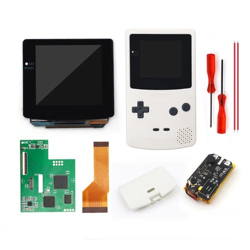 Type C Rechargeable OLED / AMOLED Screen Touch Laminated Drop in For GBC GameBoy - Picture 21 of 43
