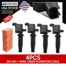 4PCS Ignition Coils For Ford Motorcraft Mazda Focus 2.5L FD505 UF621 DG507 DG541