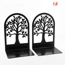 Image of 2PCS Decorative Heavy Duty Metal Bookends Book Ends 6.7'' Office Stationery UK