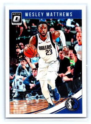 2018-19 Donruss Optic Basketball 20 Wesley Matthews - Dallas Mavericks