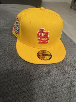 St Louis Cardinals Fitted Hat Size 7 1/2 30th Anniversary Busch Stadium Patch