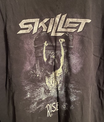 Skillet Band BLACK T-shirt RISE Mens SZ 