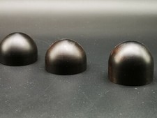 3x Ebony Wood HiFi Speaker AMP Spike Isolation Stand Feet Base 43x30mm