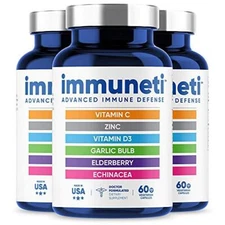 3 pk Immuneti Advanced Immune Defense, 6-in-1 Powerful Blend EXP 01/2028