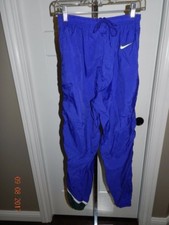 VTG 90s Nike Women's Large 12/14 Windbreaker Track Pants JOGGERS Purple Pants