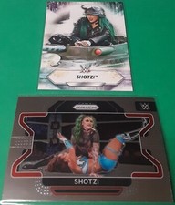 2022 Panini Prizm WWE SHOTZI Card Lot 2021 Topps #12 #165 NXT Womens Division