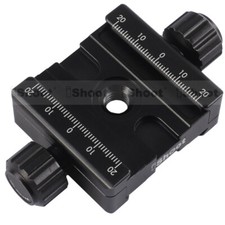 Metal Double-sided Clamp for AS 39mm Camera Tripod Ball Head Quick Release Plate