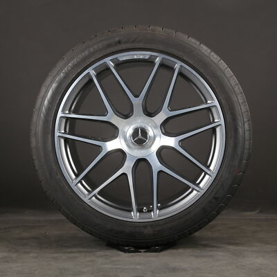 ベンツAMG GLE 63 W167純正 エディション22ホイール 新車外し 鍛造】メルセデスAMG W167 GLE53 GLE63 純正 22in 10J