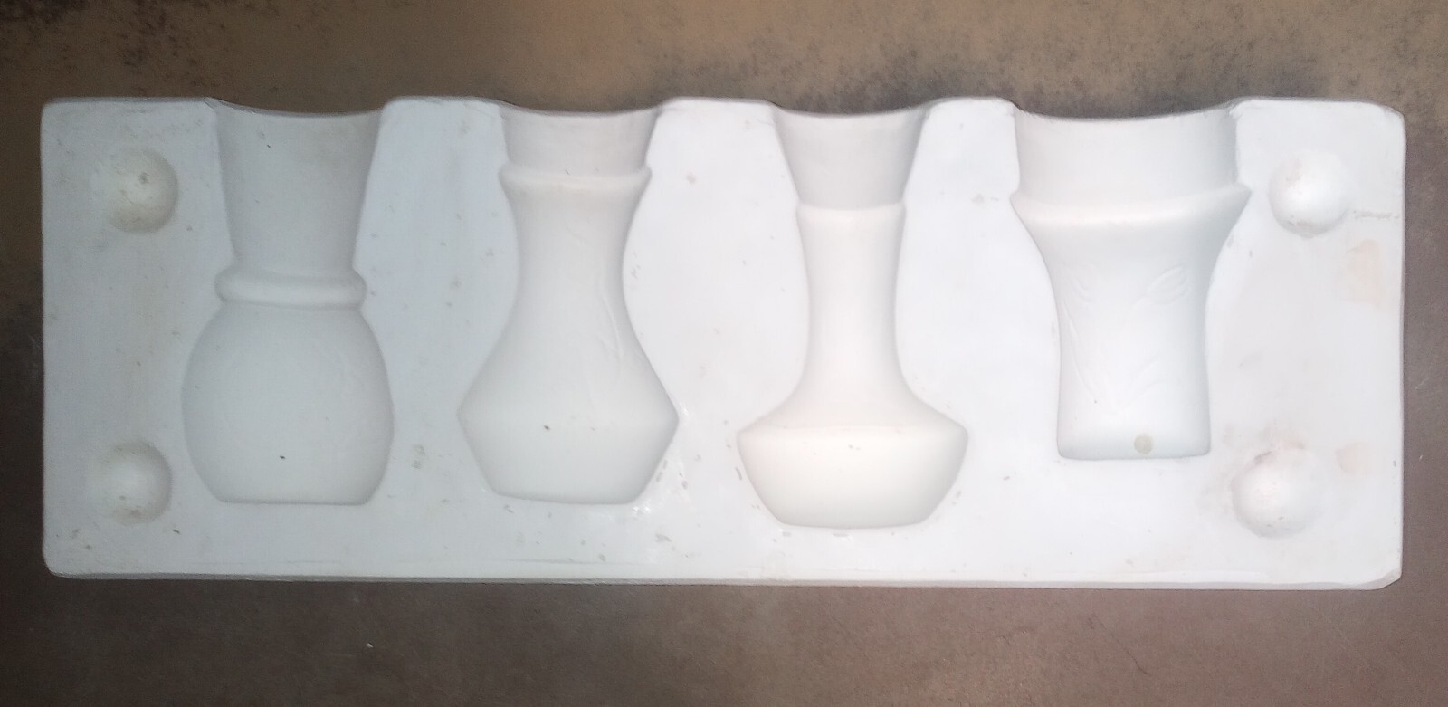 Ceramic Slip Casting Mold *Vintage* Four Mini Vases eBay