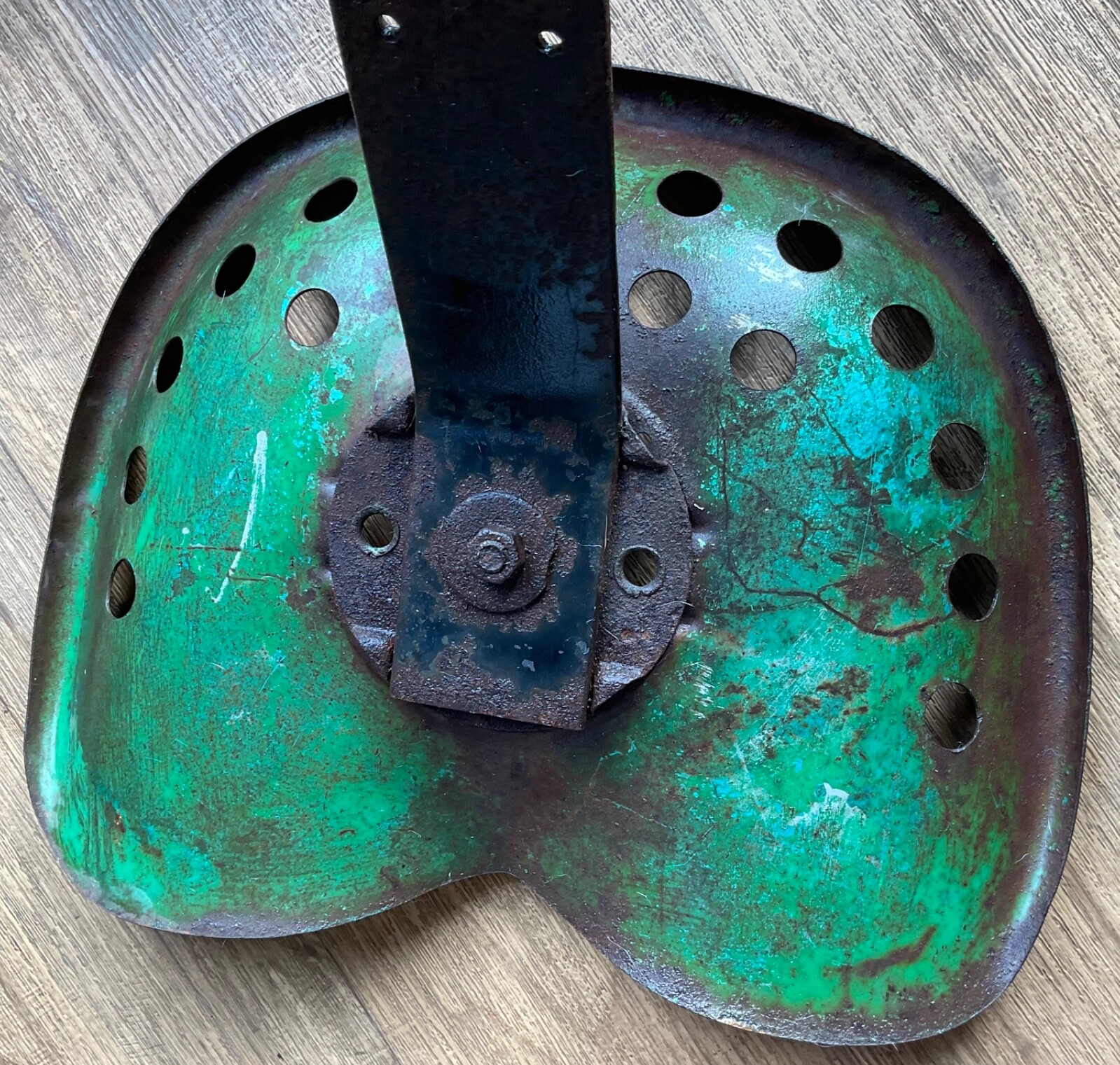 Vintage Metal Tractor Seat eBay