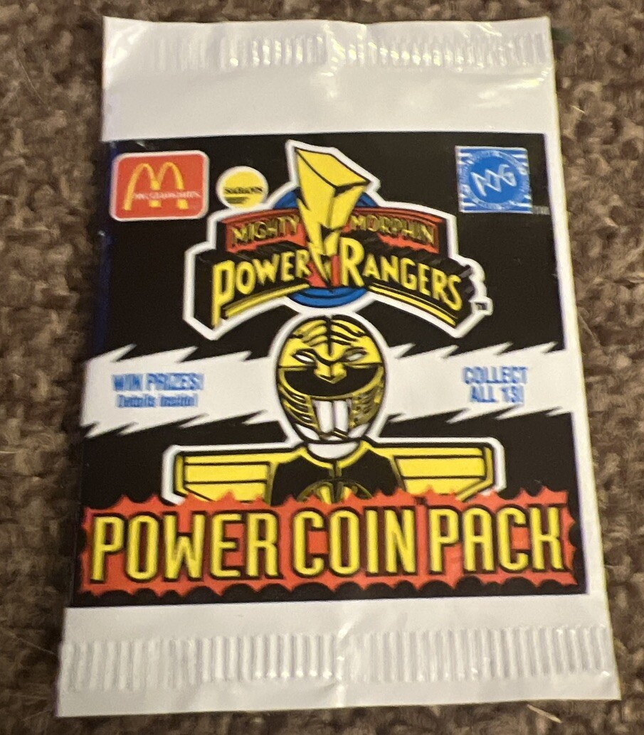 1994 マクドナルド パワーレンジャー Power Coin Pack POG 1994 SABAN / MCDONALD'S MIGHTY MORPHIN POWER RANGERS POWER COIN